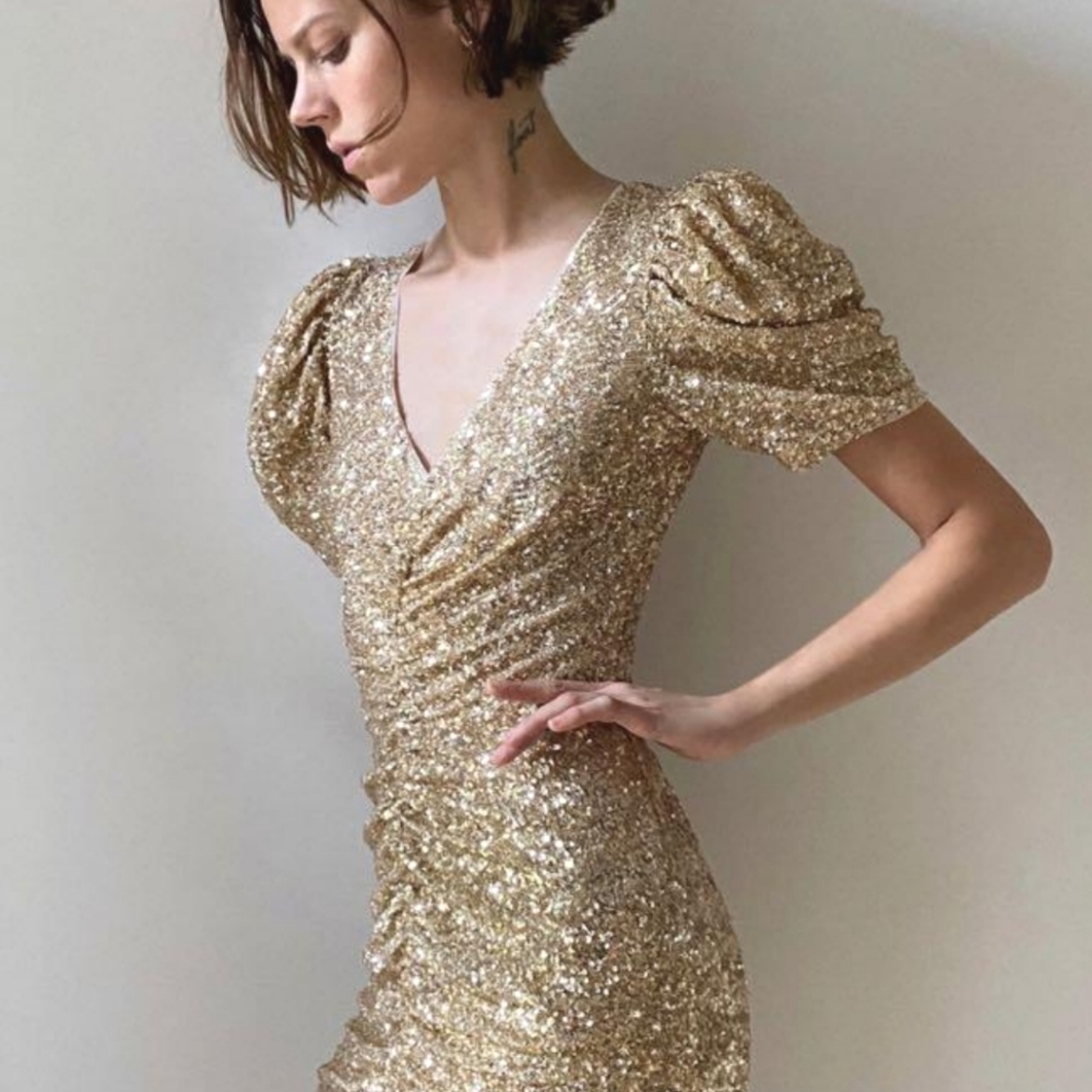 Zara Limited Edition Sequin Mini Dress